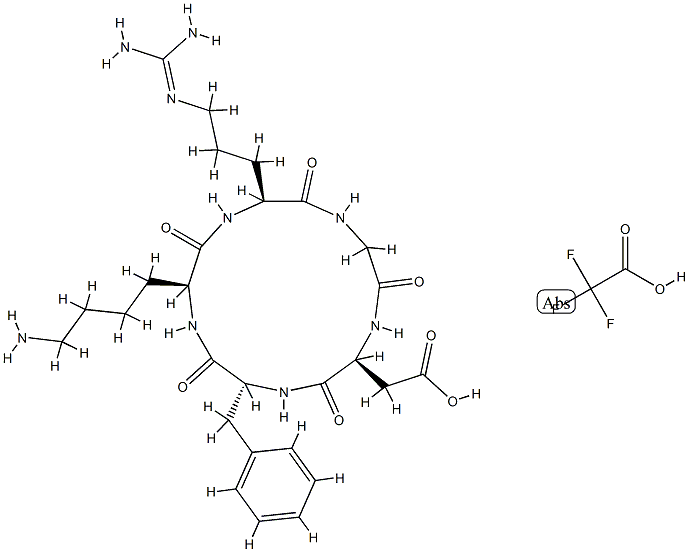 Cyclo(-RGDfK) TFA  Structure